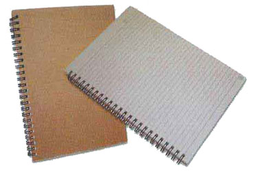 Acacia Kraft Spiral Double Loop Notebooks